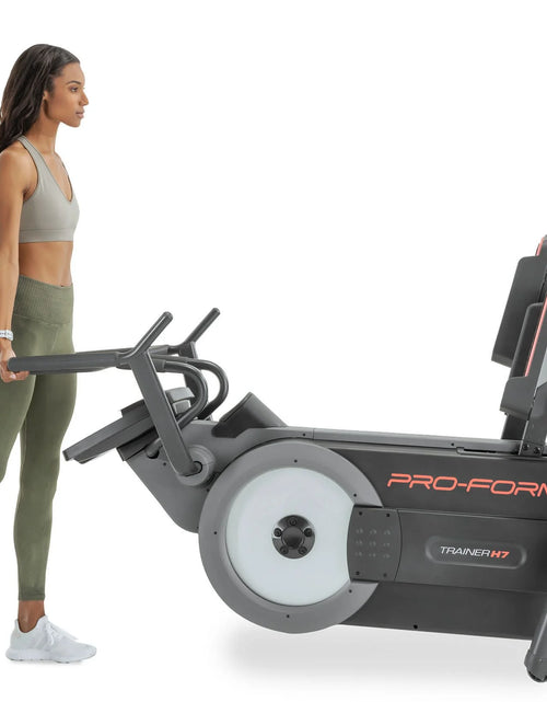 Load image into Gallery viewer, Trainer H7; Ifit-Enabled Elliptical with 7” Touchscreen and Built-In Fan
