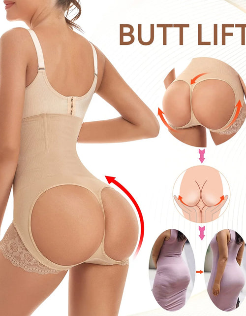 Load image into Gallery viewer, Butt Lifting Shapewear for Women Tummy Control Butt Lifter Panties Booty Lifter Shapewear Bigger Butt Lift Waist Shaper

