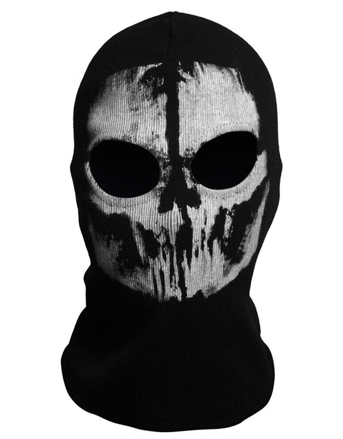 Load image into Gallery viewer, Motorcycle Game Balaclava Hood Ghost Skull Full Face Cover CS Halloween Mask US
