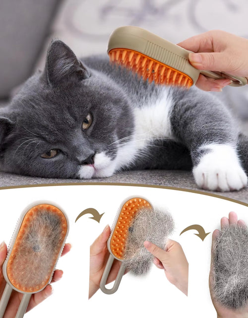Load image into Gallery viewer, Pet Steam Brush Steam Cats Comb Electric Sprayer for Massage Wool Cat Brush Vaporizer Hair Removal Grooming Pets Accessories
