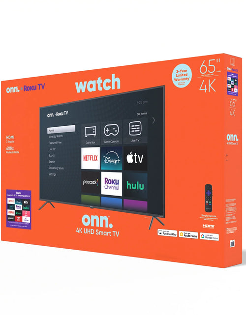 Load image into Gallery viewer, 65” Class 4K UHD Roku Smart Television, 100012587
