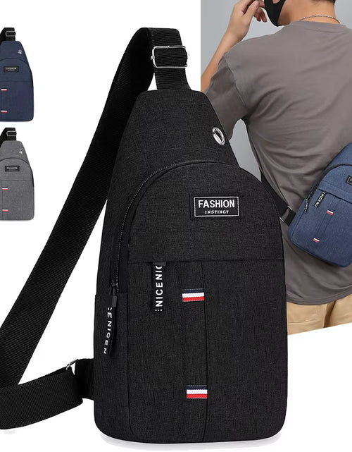 Load image into Gallery viewer, Men'S Waterproof Large Capacity Fanny Pack, Adjustable Strap for Outdoor Activities, Travel Running, Hiking, and Cycling
