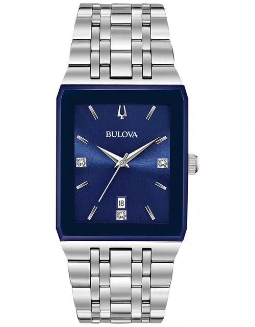 Load image into Gallery viewer, Men'S Futuro Diamond-Accent Stainless Steel Bracelet Watch 31X45Mm, Created for Macy'S
