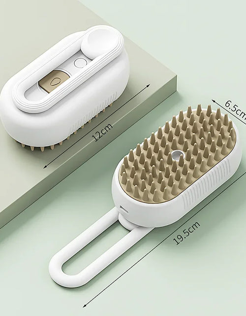 Load image into Gallery viewer, 3In1 Cat Steam Brush Steamy Dog Brush Electric Anti-Splashing Brush with Steam Spray Massage Pet Grooming Comb Hair Removal Comb

