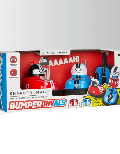 Load image into Gallery viewer, ® Toy RC Remote Control Ejecting Bumper Rivals with Includes Wireless Remote Control and Sound Effects, 6-Pieces, Red and Blue, Age 8+
