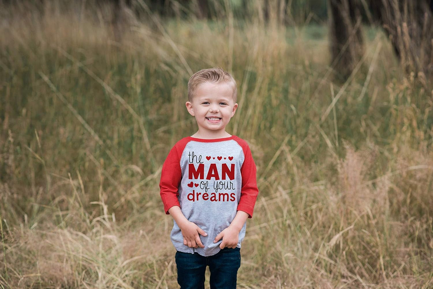 Boy'S Valentine'S Day Toddler Vintage Baseball Tee