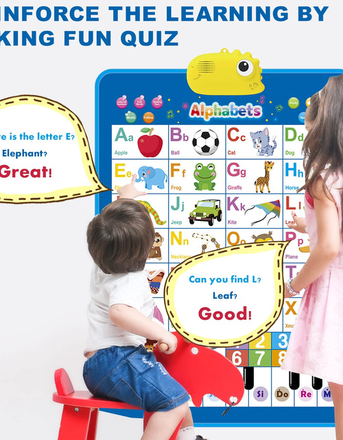Load image into Gallery viewer, Electronic Alphabet Wall Chart, ABC Chart Learning Toys for 3 to 4 Year, Alphabet Charts for Kids, Educational Boy Toys 2 3 Years Old
