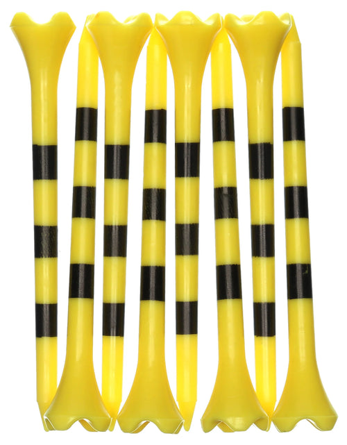 Load image into Gallery viewer, Pride Performance Plastic Golf Tees, 3-1/4" Length, Striped Fruit Mix, 25 Count, Low-Resistance Head for Golf, Longer Drives, Durable Plastic
