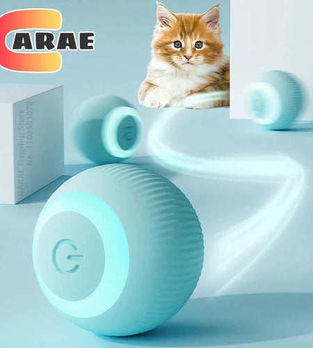 Cat Interactive Ball Electric Automatic Rolling Ball Smart Toys for Cats Smart Cat Toy Rotating Ball Cat Game Accessories