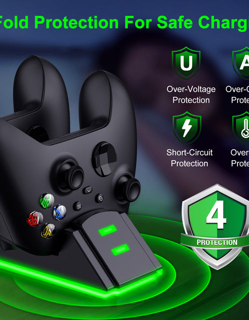 Load image into Gallery viewer, Xbox Controller Charger with 2 X 3600Mwh Rechargeable Battery Pack for Xbox Series X|S Controller
