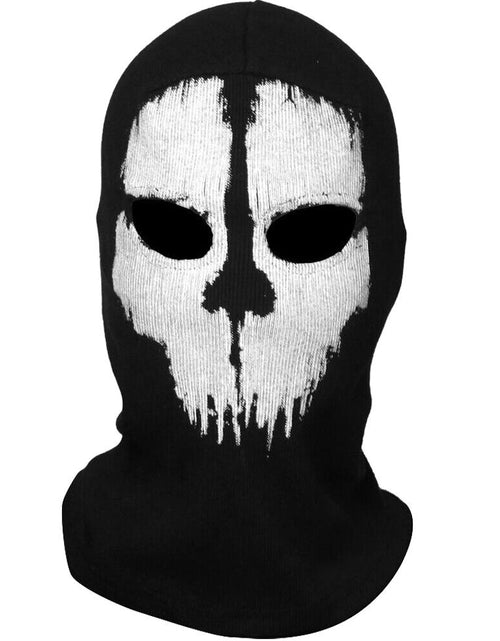Load image into Gallery viewer, Motorcycle Game Balaclava Hood Ghost Skull Full Face Cover CS Halloween Mask US
