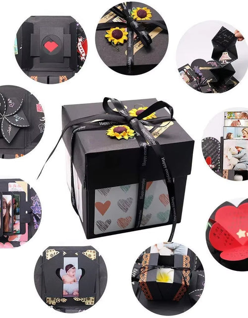 Load image into Gallery viewer, DIY Explosion Photo Album Gift Box Storage Box Valentine'S Day Surprise Gift Box Romantic Couple Creative Gift
