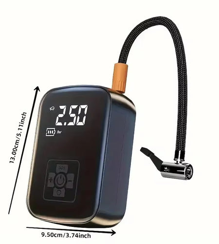 LEIBOO Wireless Car Air Compressor Air Pump Electric Tire Inflator Pump for Motorcycle Bicycle AUTO Tyre with Digital Display