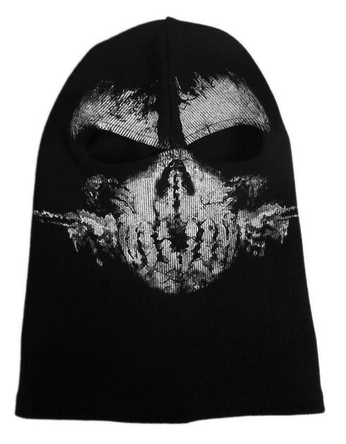 Load image into Gallery viewer, Motorcycle Game Balaclava Hood Ghost Skull Full Face Cover CS Halloween Mask US
