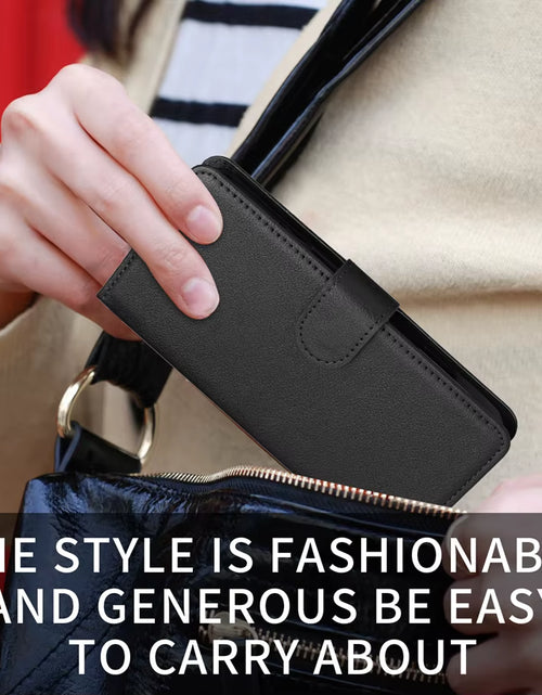 Load image into Gallery viewer, Wallet with Card Slot Kickstand Magnetic Flip Leather Case for Xiaomi Redmi Note 13 Pro plus 12 12S 11 11S 10 10S 9 Pro 8T 7
