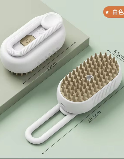 Load image into Gallery viewer, New Pet Spray Comb for Cats and Dogs Pet Electric Spray Hair Removal Comb One Key Spray Anti-Flying Massage Brush, Clean Massage

