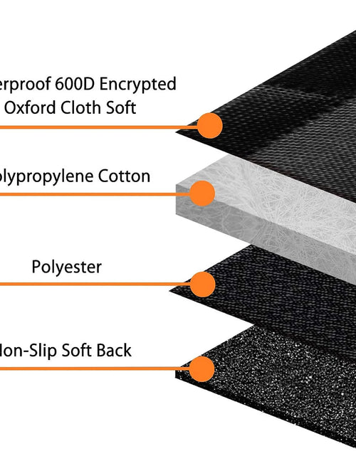 Load image into Gallery viewer, Dog Car Seat Cover,  Waterproof Nonslip Pet Seat Cover for Back Seat with Storage Pockets Mesh Visual Window, Black Heavy Duty Scratchproof Pet Dog Seat Cover Hammock for Cars Trucks
