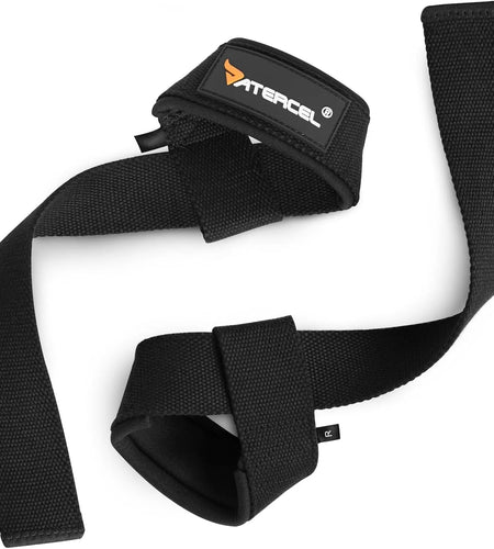 Pro Gym Reaper Lifting Straps, Black, 2.5Mm Thick & Reinforced Stitching for Deadlifts & Pull-Ups