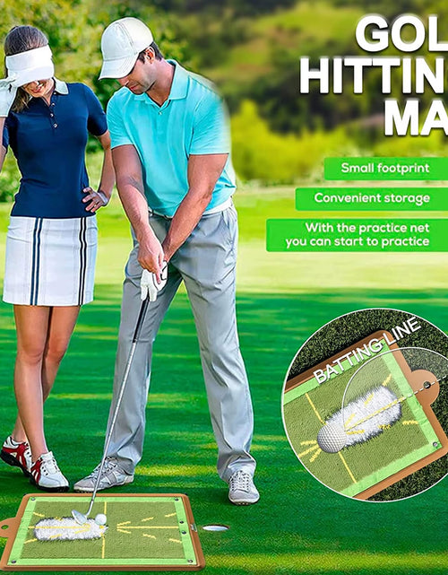 Load image into Gallery viewer, SwingPerfect Golf Training Mat – Portable Swing Detection &amp; Impact Tracing Aid for Better Golf Shots
