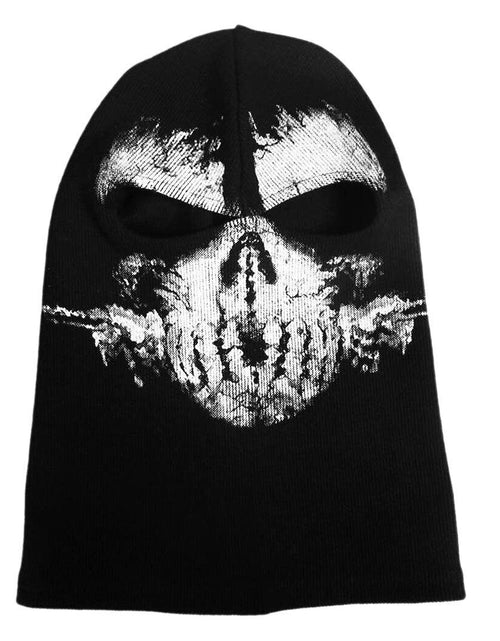 Load image into Gallery viewer, Motorcycle Game Balaclava Hood Ghost Skull Full Face Cover CS Halloween Mask US
