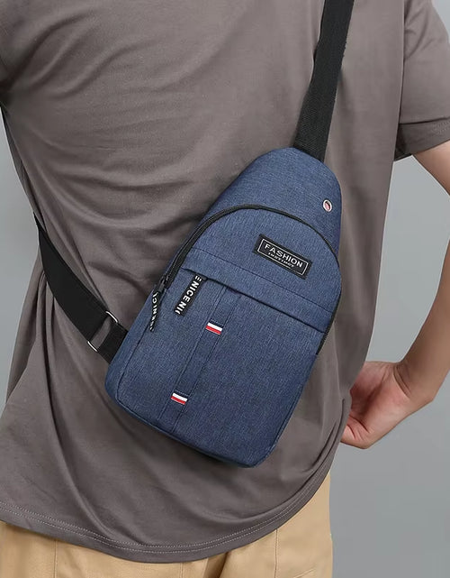 Load image into Gallery viewer, Men'S Waterproof Large Capacity Fanny Pack, Adjustable Strap for Outdoor Activities, Travel Running, Hiking, and Cycling
