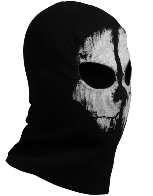 Load image into Gallery viewer, Motorcycle Game Balaclava Hood Ghost Skull Full Face Cover CS Halloween Mask US

