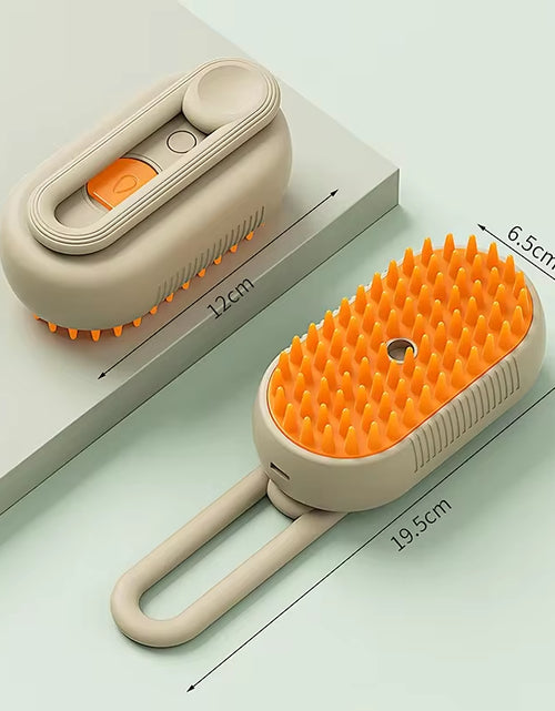 Load image into Gallery viewer, Pet Steam Brush Steam Cats Comb Electric Sprayer for Massage Wool Cat Brush Vaporizer Hair Removal Grooming Pets Accessories
