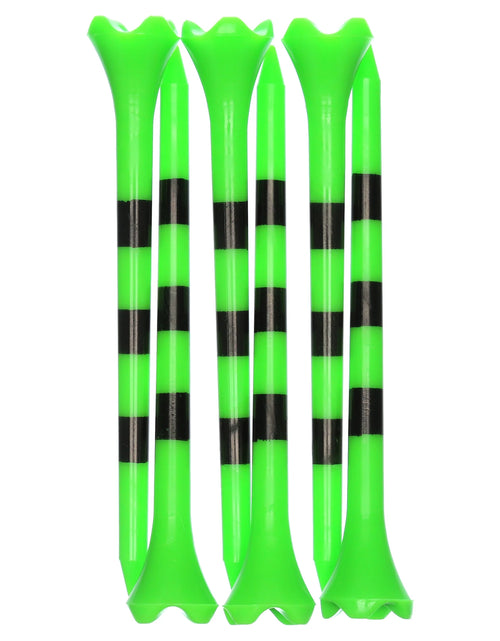 Load image into Gallery viewer, Pride Performance Plastic Golf Tees, 3-1/4" Length, Striped Fruit Mix, 25 Count, Low-Resistance Head for Golf, Longer Drives, Durable Plastic
