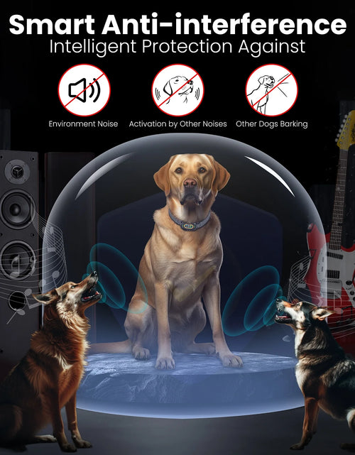 Load image into Gallery viewer, Dog Shock Collar for Large Dogs,Smart Bark Collar,Rechargeable anti Barking Training Collar with 7 Adjustable Sensitivity, with Beep Vibration
