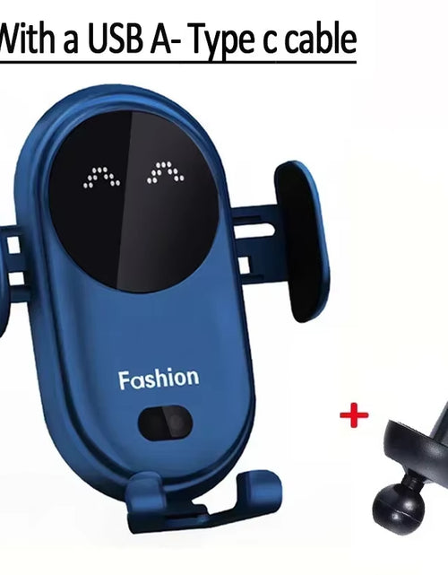 Load image into Gallery viewer, AutoGrip Wireless Car Charger – Infrared Sensor Mount &amp; Fast Charging Stand for iPhone &amp; Samsung
