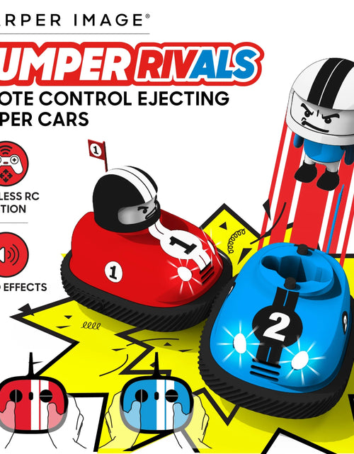 Load image into Gallery viewer, ® Toy RC Remote Control Ejecting Bumper Rivals with Includes Wireless Remote Control and Sound Effects, 6-Pieces, Red and Blue, Age 8+
