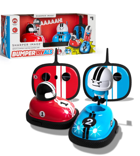 ® Toy RC Remote Control Ejecting Bumper Rivals with Includes Wireless Remote Control and Sound Effects, 6-Pieces, Red and Blue, Age 8+
