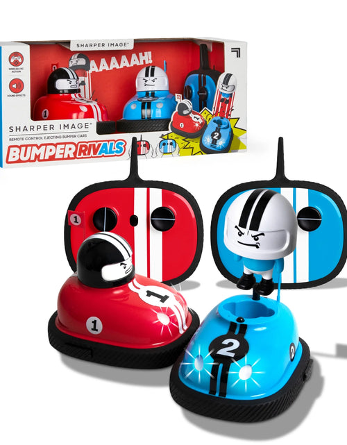 Load image into Gallery viewer, ® Toy RC Remote Control Ejecting Bumper Rivals with Includes Wireless Remote Control and Sound Effects, 6-Pieces, Red and Blue, Age 8+

