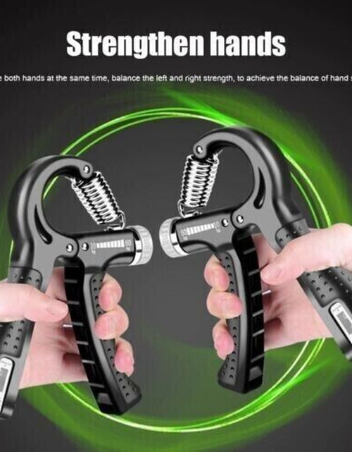 Load image into Gallery viewer, 2X Hand Grip Power Trainer Gripper Strengthener Adjustable Gym Exerciser
