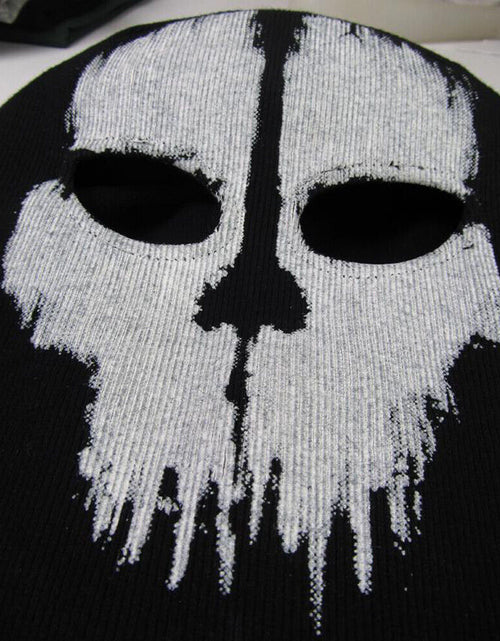 Load image into Gallery viewer, Motorcycle Game Balaclava Hood Ghost Skull Full Face Cover CS Halloween Mask US
