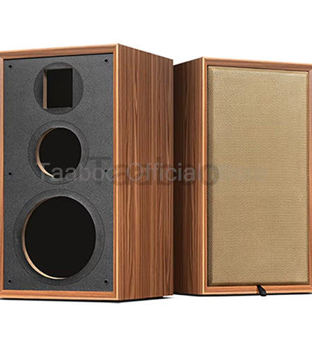 8 Inch Three-Way Labyrinth Speaker Empty Box Bookshelf Speaker Home Speaker DIY Hifi Audio Wooden Handmade Box Passive Speaker