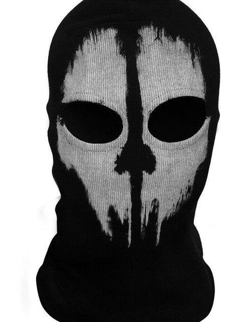 Load image into Gallery viewer, Motorcycle Game Balaclava Hood Ghost Skull Full Face Cover CS Halloween Mask US
