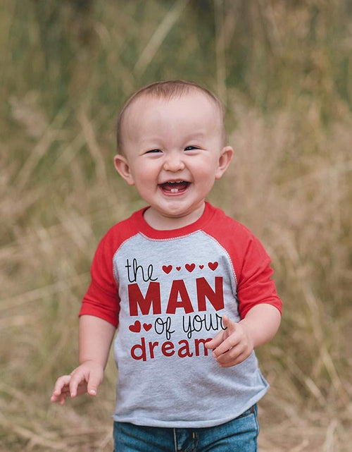 Load image into Gallery viewer, Boy'S Valentine'S Day Toddler Vintage Baseball Tee
