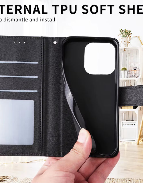 Load image into Gallery viewer, Wallet with Card Slot Kickstand Magnetic Flip Leather Case for Xiaomi Redmi Note 13 Pro plus 12 12S 11 11S 10 10S 9 Pro 8T 7
