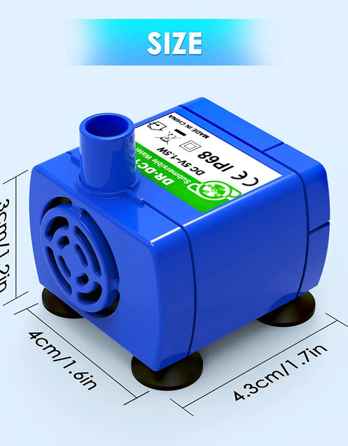 Load image into Gallery viewer, Replacement Pump for Cat Water Fountain, Ultra Quiet Long Lifespan Water Pump for Pet Water Fountain, Dog Water Bowl Dispenser ​For Cat &amp; Dog
